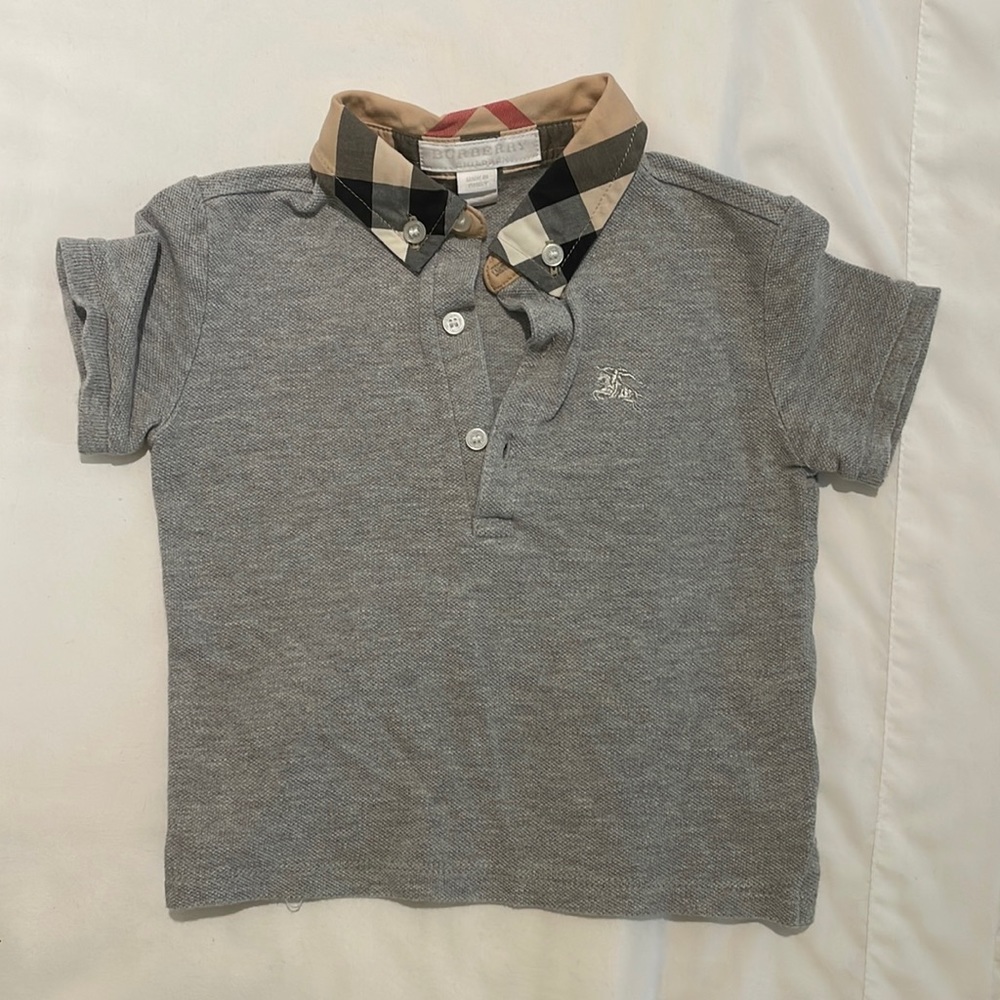 Burberry baby boys polo shirt